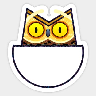 Pocket Owl! Sticker